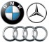 Mercedes, BMW  Audi      